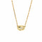 Collier Collier - Motif ovale en or jaune 18 ct et diamants 0,20 ct 58 Facettes 33882