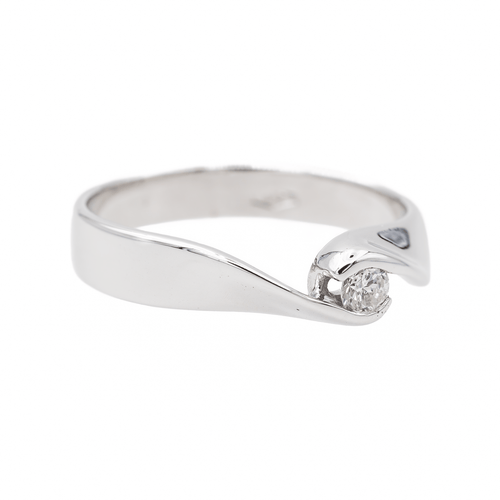 Bague 52 Bague Solitaire Or blanc Diamant 58 Facettes 3389103CN