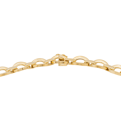 Collier Collier Or jaune, Or blanc Diamant 58 Facettes 3389118CN