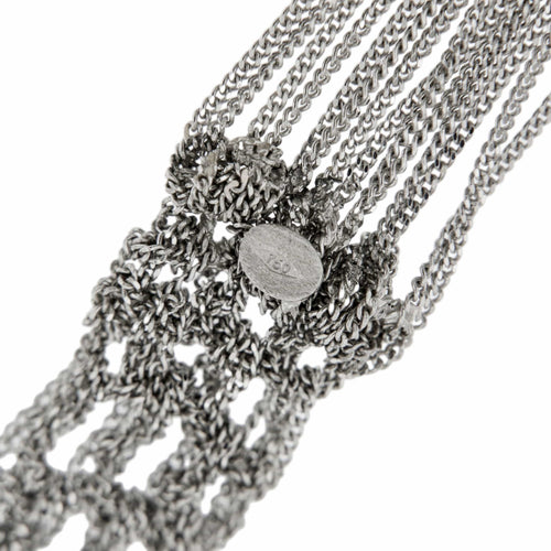 Collier Collier cravate en or blanc 18 ct à franges 58 Facettes 33993