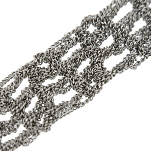 Collier Collier cravate en or blanc 18 ct à franges 58 Facettes 33993