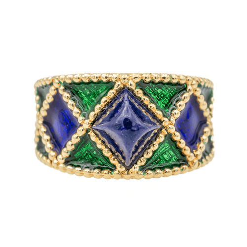 Bague 51 Fred Bague  Or jaune Lapis lazuli 58 Facettes 3402308CN