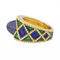 Bague 51 Fred Bague  Or jaune Lapis lazuli 58 Facettes 3402308CN