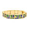 Bracelet Fred - Bracelet en or jaune 18 carats et émail vert et bleu 58 Facettes 3402309CN