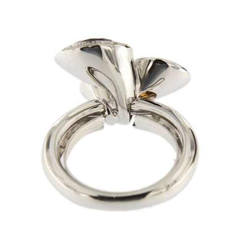 Bague Anello Lira - Bague en or blanc 18 carats avec diamants et pierres précieuses 58 Facettes 34070