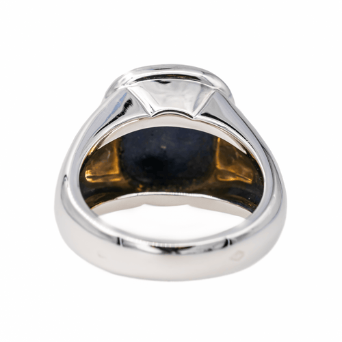Bague 53 Hermès Bague  Or blanc Lapis lazuli 58 Facettes 3411142CN