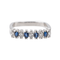 Bague 50 Bague Or blanc, Platine Saphir, Diamant 58 Facettes 3417085CN