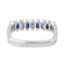 Bague 50 Bague Or blanc, Platine Saphir, Diamant 58 Facettes 3417085CN