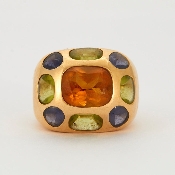 Bague 48 CHANEL - Bague Baroque Citrine Cordiérites Péridots 58 Facettes DV0343-10