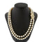 Collier Collier - Deux rangs de perles d’eau salée et fermoir en or jaune 18 ct 58 Facettes 34189