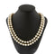 Collier Collier - Deux rangs de perles d’eau salée et fermoir en or jaune 18 ct 58 Facettes 34189