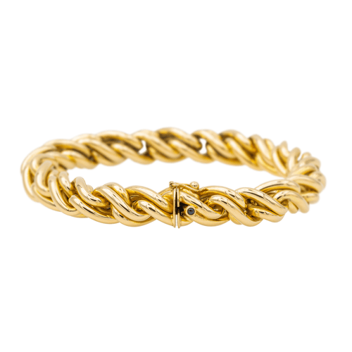 Bracelet Caplain Saint André Bracelet  Or jaune 58 Facettes 3432358CN