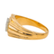 Bague 58.5 Bague Tank Or rose Diamant 58 Facettes 3437192CN
