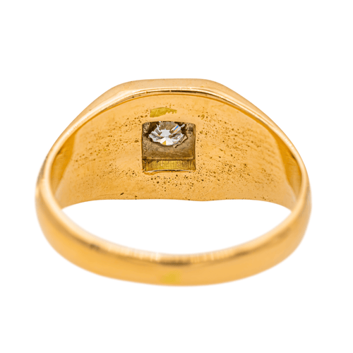 Bague 58.5 Bague Tank Or rose Diamant 58 Facettes 3437192CN