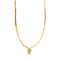 Collier Damiani - Collier en or jaune 18 ct avec 3 diamants 58 Facettes 34417
