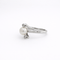 Bague 47 Bague perle et diamants en or blanc 18 carats 58 Facettes 34427