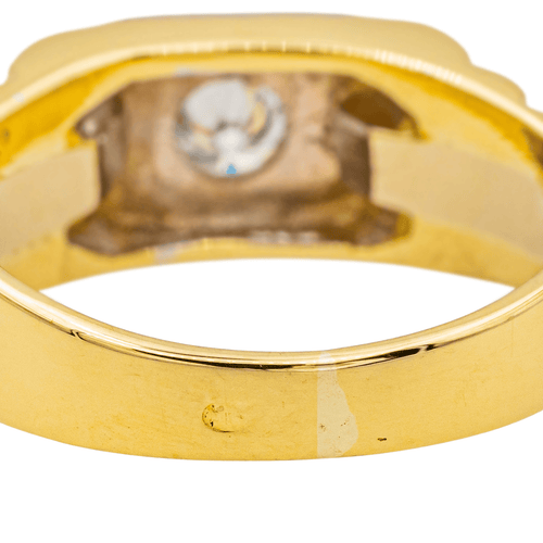 Bague 53 Bague Or jaune, Or blanc Diamant 58 Facettes 3447713CN