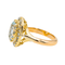 Bague 47 Pompadour - Bague en or jaune avec aigue-marine et diamants 58 Facettes 3447714CN