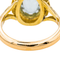 Bague 47 Pompadour - Bague en or jaune avec aigue-marine et diamants 58 Facettes 3447714CN