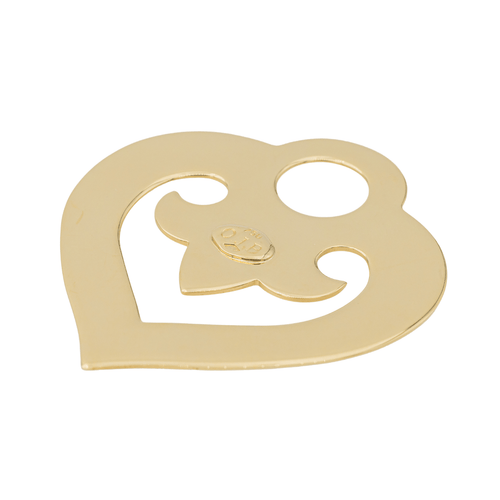 Pendentif O.J. Perrin Pendentif Coeur Cœur légende Or jaune 58 Facettes 3450084CN