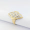 Bague 52 Bague marquise en or jaune 18 carats et diamants 58 Facettes 34515