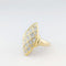 Bague 52 Bague marquise en or jaune 18 carats et diamants 58 Facettes 34515