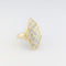 Bague 52 Bague marquise en or jaune 18 carats et diamants 58 Facettes 34515