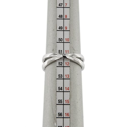 Bague Bague contrarié en or blanc 18 ct avec saphir et diamants 58 Facettes 34539