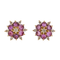 Boucles d'oreilles Boucles d'oreilles Or jaune Rubis, Diamant 58 Facettes 3455903CN
