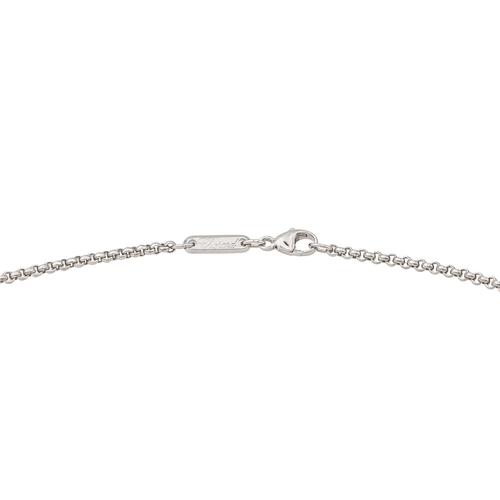 Collier Chopard Collier Happy Diamonds Or blanc Diamant 58 Facettes 3455932CN