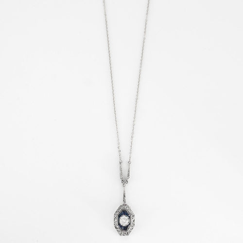 Collier Collier Art Déco saphirs diamants 58 Facettes DV0291-1-DEFAULT-TITLE-3