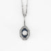 Art Deco Sapphire Diamond Necklace 58 Facettes DV0291-1