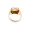 Bague Bague homme porte-bonheur bicolore en or rose et or blanc 18 ct 58 Facettes 34590