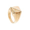 Bague Bague homme porte-bonheur bicolore en or rose et or blanc 18 ct 58 Facettes 34590