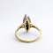 Bague 54 Bague marquise pavée de diamants en or jaune et or blanc 18 carats 58 Facettes 34598