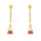 Boucles d'oreilles Boucles d’oreilles pendantes à borsettes en or jaune 18 kt 58 Facettes 34601
