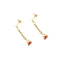 Boucles d'oreilles Boucles d’oreilles pendantes à borsettes en or jaune 18 kt 58 Facettes 34601