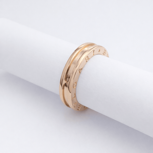 Bague 56 BVLGARI B.zero1 - Bague en or rose 18 carats 58 Facettes 34617