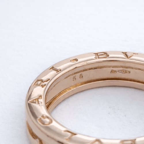 Bague 56 BVLGARI B.zero1 - Bague en or rose 18 carats 58 Facettes 34617