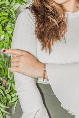 Bracelet Bracelet Jonc Or rose Diamant 58 Facettes 3462405CN