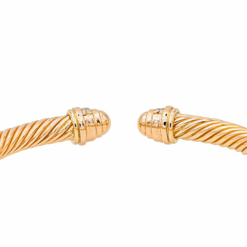 Bracelet Bracelet Jonc Or rose Diamant 58 Facettes 3462405CN