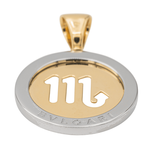 Pendentif Bvlgari Scorpio Tondo - Pendentif en or jaune et acier 58 Facettes 3462661CN