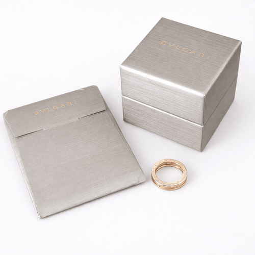 Bague 61 BVLGARI B.zero1 - Bague en or rose 18 carats 58 Facettes 34685