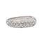 Bague 50 Bague en or blanc 18 carats sertie de diamants 58 Facettes 3475639CN