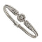 Bracelet Bracelet vintage années 1960 en or blanc 14 kt et diamants 0,89 ct 58 Facettes 34760