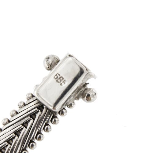 Bracelet Bracelet vintage années 1960 en or blanc 14 kt et diamants 0,89 ct 58 Facettes 34760