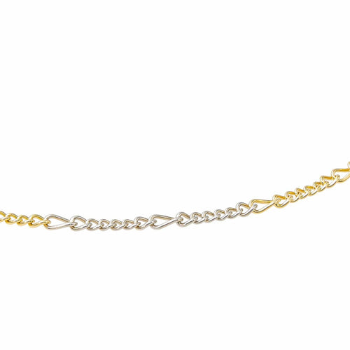 Collier Pomellato - Collier chaîne en or blanc et jaune 18 carats 58 Facettes 3479832CN