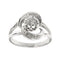 Bague 56 Bague spirale en or blanc 18 ct avec diamants 0,42 ct 58 Facettes 34821