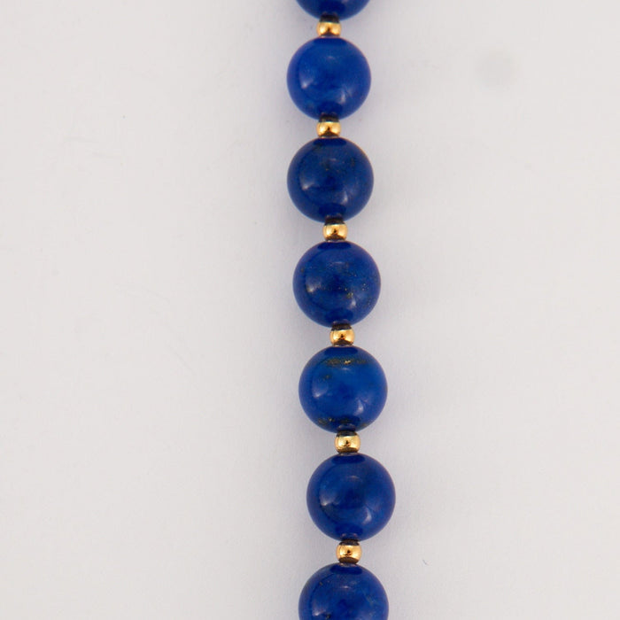 Collier Collier de perles de lapis lazuli 58 Facettes DV0162-9