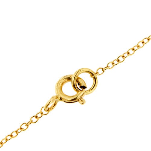 Collier Collier - Chaîne maille rolò en or jaune et blanc 18 ct 58 Facettes 34862